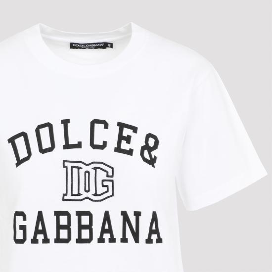 24FW 돌체앤가바나 반팔 티셔츠 F8V09ZGDCNV W0800 WHITE - DOLCE & GABBANA