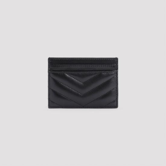 26FW 생로랑 카산드라 마틀라세 카드 케이스 423291AAA44 1000 BLACK - SAINT LAURENT