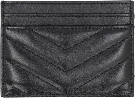 26FW 생로랑 카산드라 마틀라세 카드 케이스 423291AAA44 1000 BLACK - SAINT LAURENT