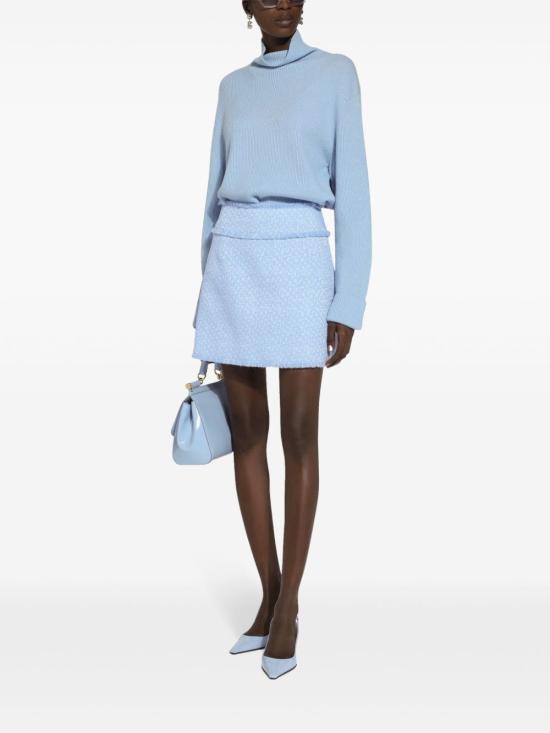 24FW 돌체앤가바나 숏 스커트 F4CR5THUMUAF3981 Clear Blue - DOLCE & GABBANA