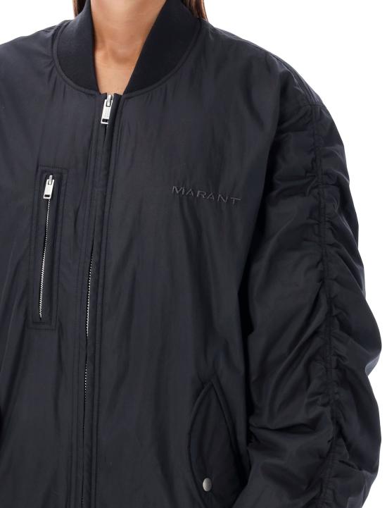 24FW 이자벨마랑에뚜왈 봄버 자켓 24AMA0258FAB3C02E 02FK FADED BLACK - ISABEL MARANT ETOILE