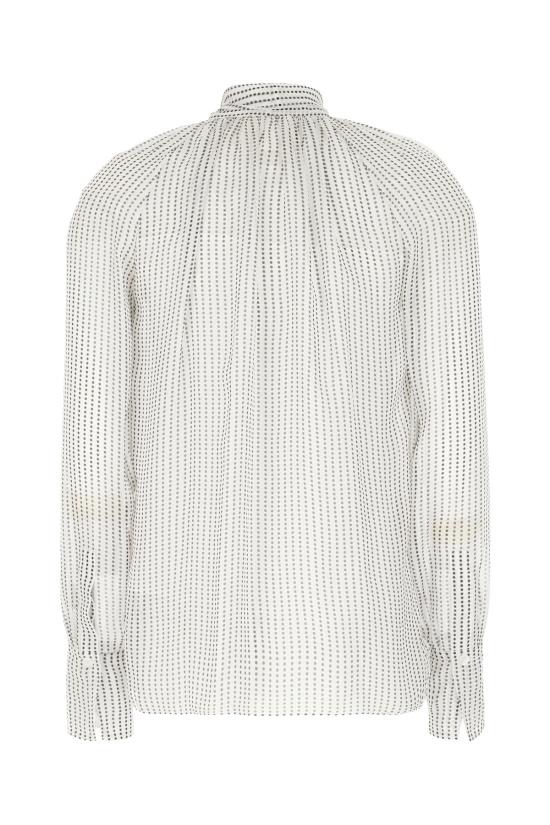 24FW 지방시 블라우스 BW61AW15QW 151 ECRU BLACK - GIVENCHY