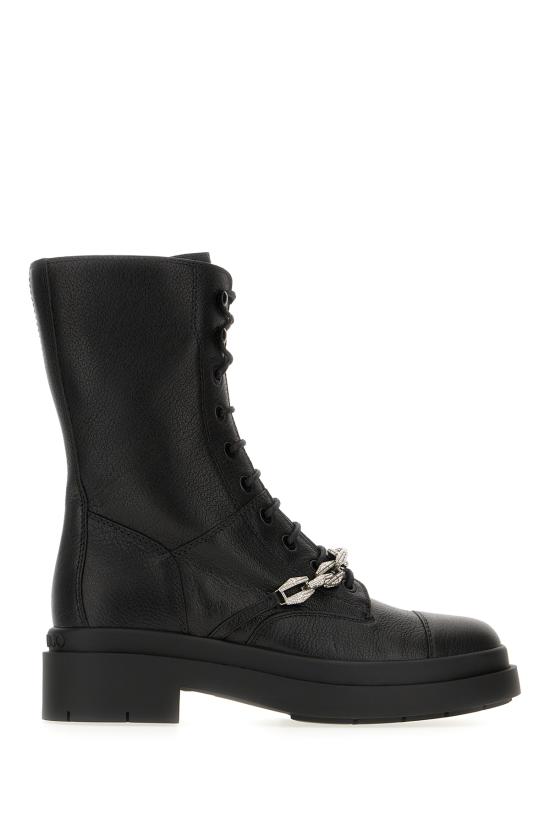  지미추 부츠 NARIFLATAUX BLACK