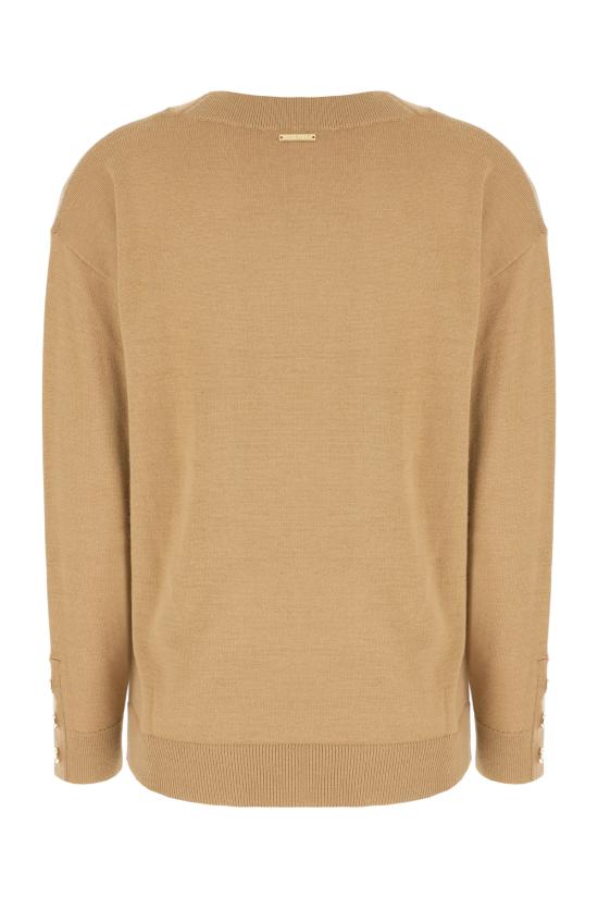  마이클 코어스 스웨터 MT460YB4VR 211 DARK CAMEL - MICHAEL KORS