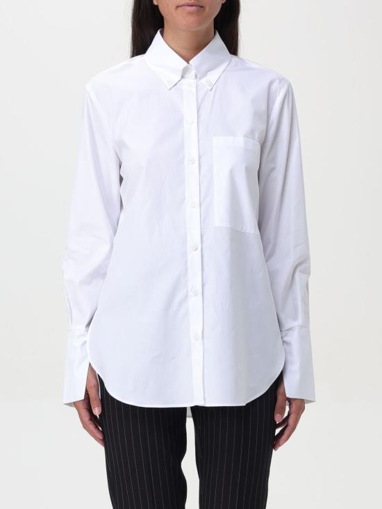 25FW 파트리지아페페 셔츠 8C0722A4XB W103 White