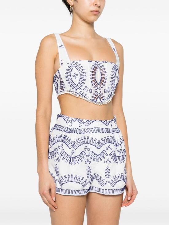  차로루이즈 민소매 티셔츠 243100 GUIKBLUE Blue - CHARORUIZ