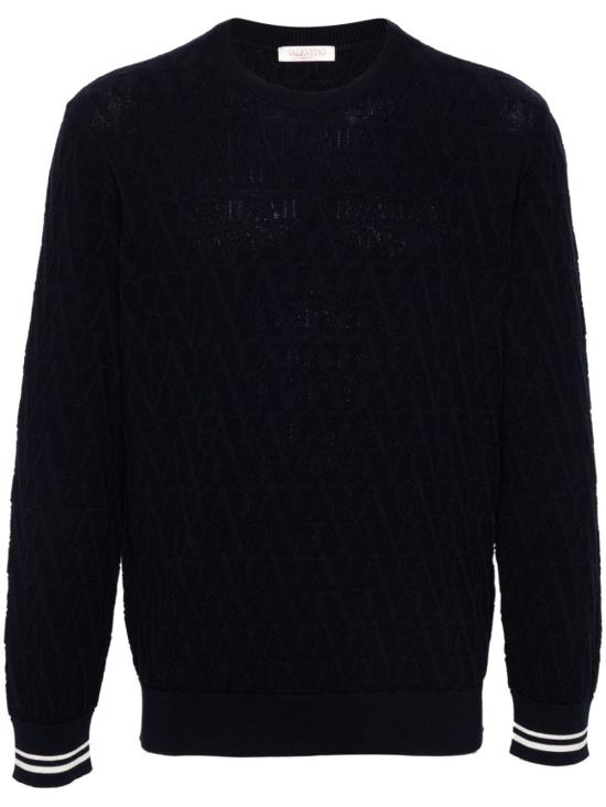  발렌티노 가라바니 스웨터 5V3KC30I AC8ZDL Blue