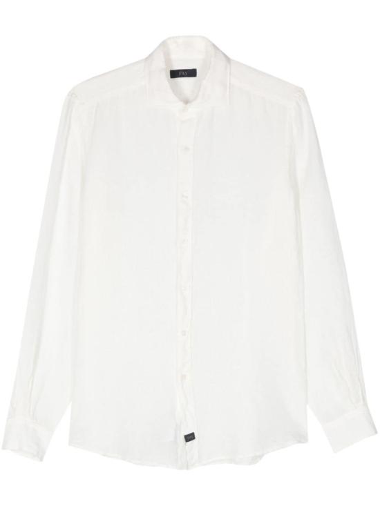  페이 긴팔 셔츠 NCMA148259T HTKB001 White