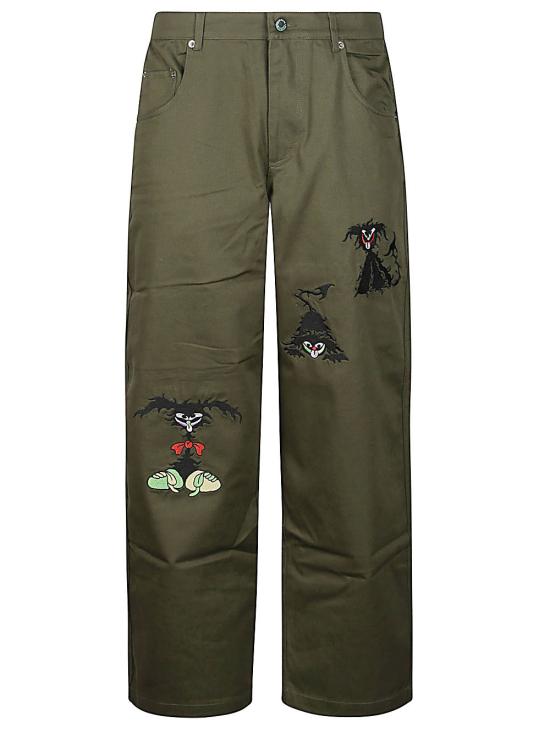  브레인데드 스트레이트 팬츠 B19003740GR OLIVE Green