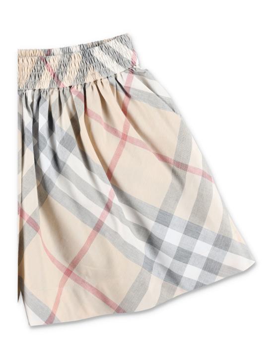 25SS [주니어] 버버리 쇼츠/버뮤다 8088721 A2205 PALE STONE IP CHECK - BURBERRY