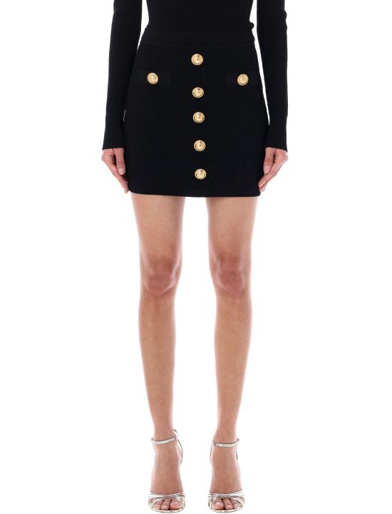 24FW 발망 숏 스커트 DF1LB290KB07 0PA