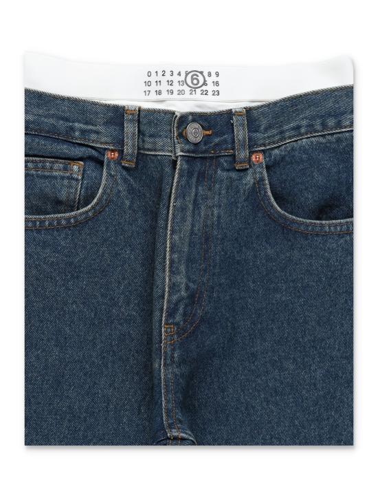 24FW [키즈] MM6 메종마르지엘라 진 M60632MM03V M601 Denim - MM6 MAISON MARGIELA