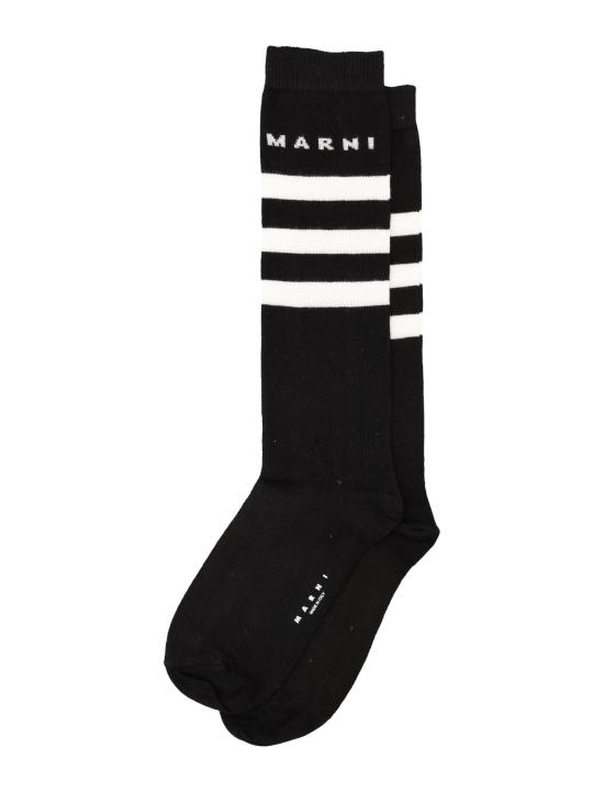 24FW [주니어] 마르니 발목 양말 M01242M00RB 0M900 - MARNI