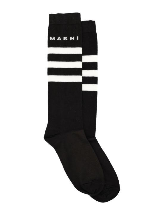 24FW [주니어] 마르니 발목 양말 M01242M00RB 0M900