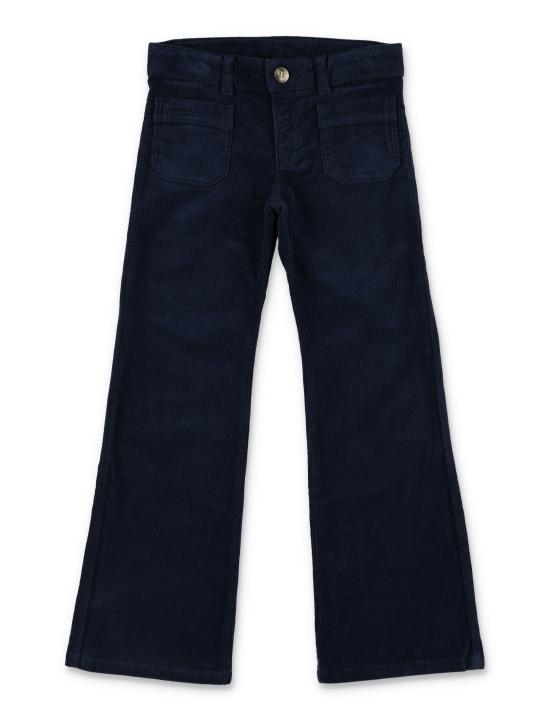 24FW [주니어] 봉쁘앙 스트레이트 팬츠 W04GPAW00009 070 MARINE