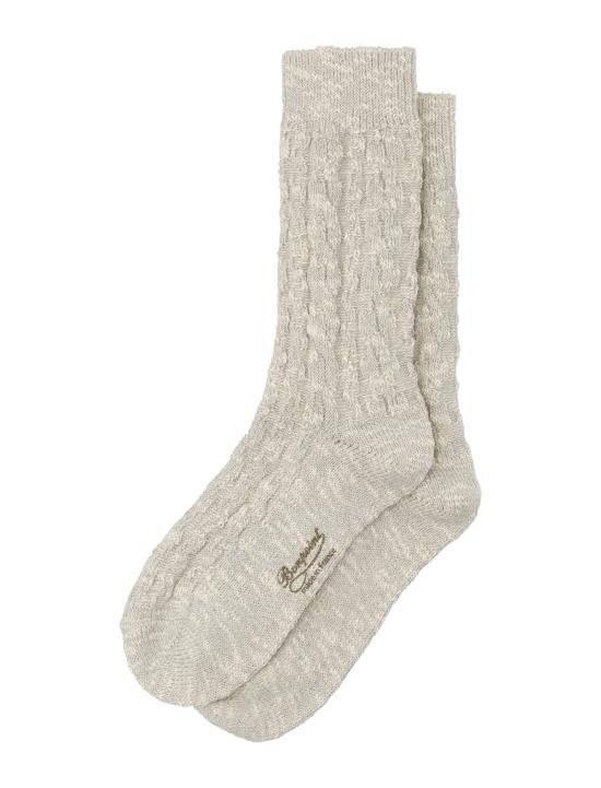 24FW [주니어] 봉쁘앙 발목 양말 W04GUNK00003 009C MASTIC CHINE - BONPOINT