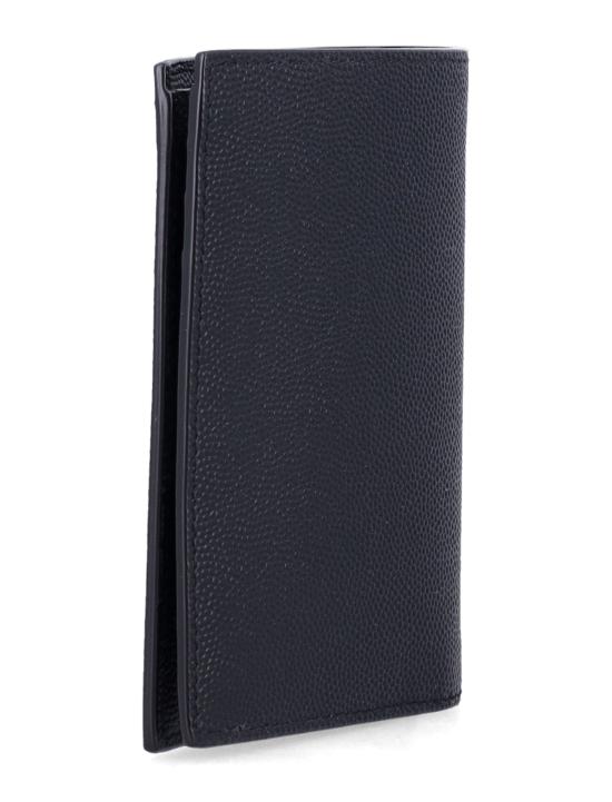 26FW 생로랑 그랑 드 뿌드르 엠보스드 레더 파리 크레딧 카드 지갑 668726BTY0N 1000 NERO - SAINT LAURENT