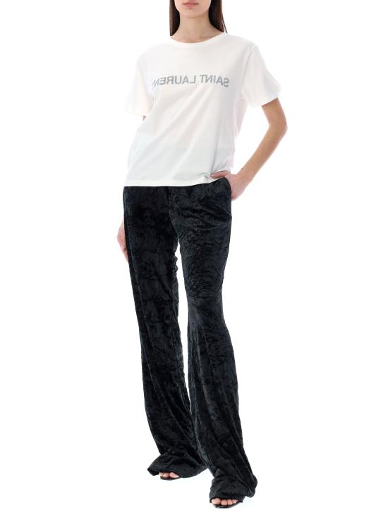 25SS 생로랑 반팔 티셔츠 665234Y37AW 9744 Bianco - SAINT LAURENT