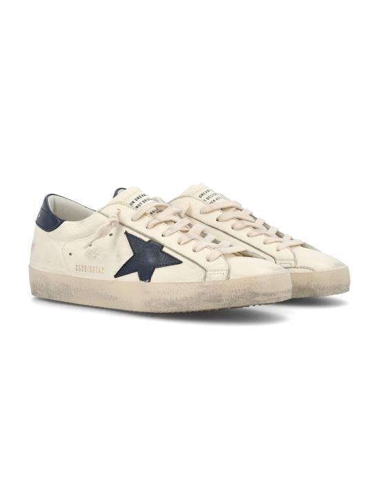 26SS 골든구스 슈퍼스타 스니커즈 GMF00101F004164 15430 BIEGE NIGHT BLUE - GOLDEN GOOSE