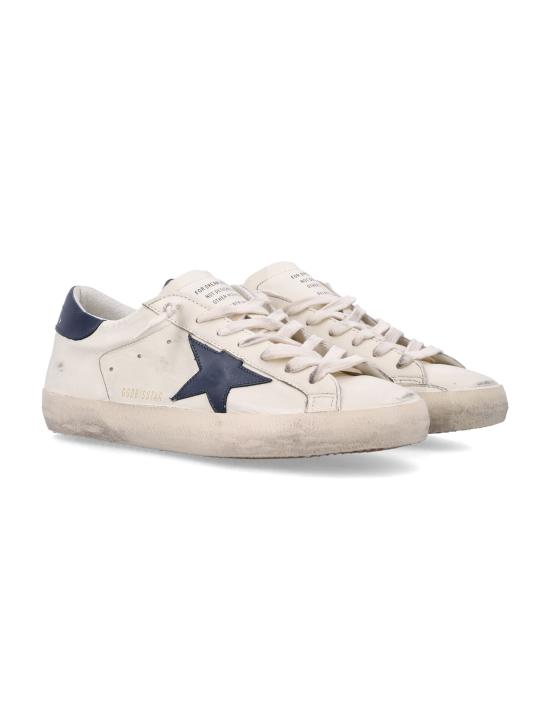 26SS 골든구스 슈퍼스타 스니커즈 GMF00101F004164 15430 BIEGE NIGHT BLUE - GOLDEN GOOSE
