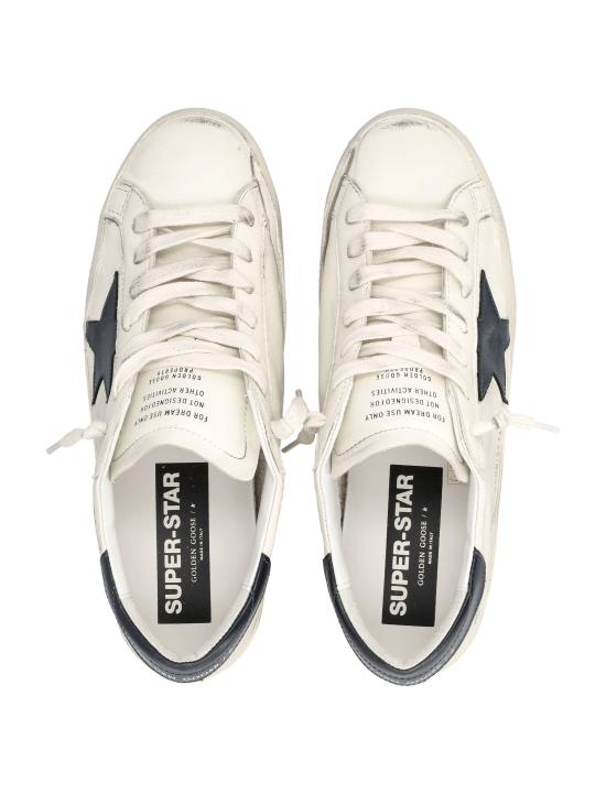 26SS 골든구스 슈퍼스타 스니커즈 GMF00101F004164 15430 BIEGE NIGHT BLUE - GOLDEN GOOSE