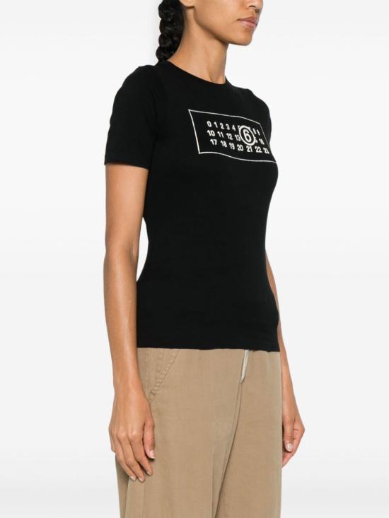 24FW MM6 메종마르지엘라 반팔 티셔츠 S52GC0323 S23588900 Black - MM6 MAISON MARGIELA