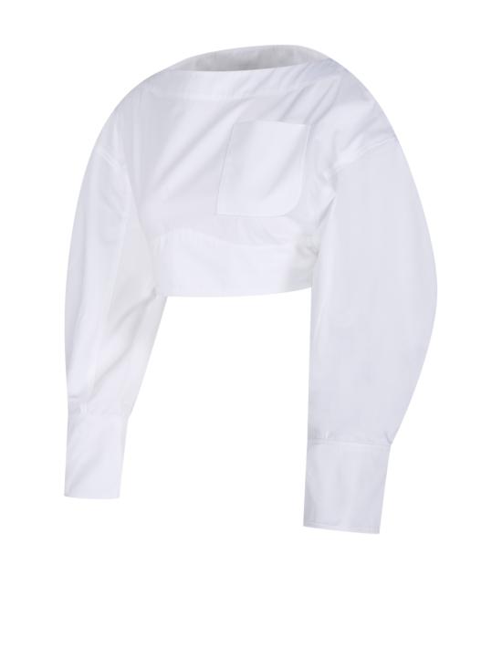 24FW 자크뮈스 긴팔 티셔츠 24H243SH072 1520 100 WHITE - JACQUEMUS