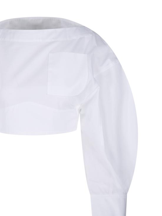 24FW 자크뮈스 긴팔 티셔츠 24H243SH072 1520 100 WHITE - JACQUEMUS