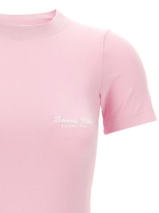 24FW 발렌시아가 반팔 티셔츠 768075 TQVS55708 PINK - BALENCIAGA