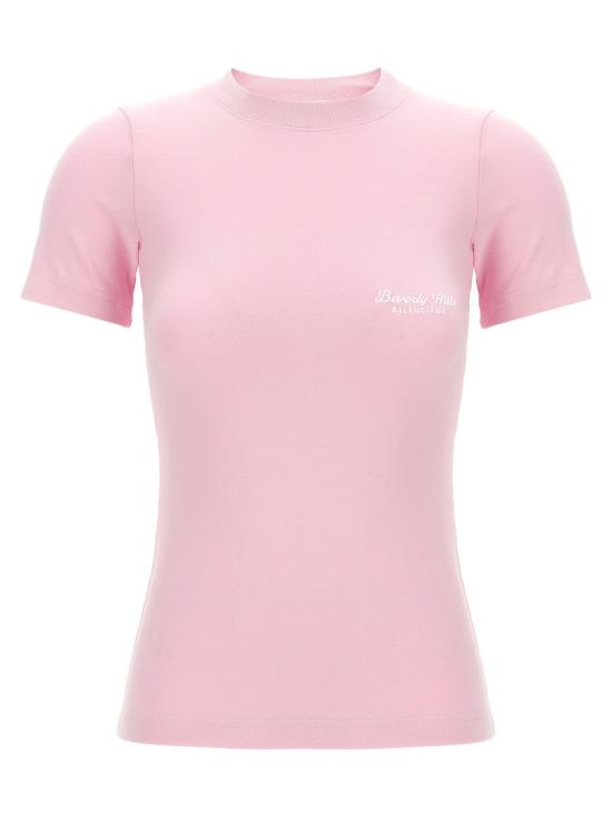 24FW 발렌시아가 반팔 티셔츠 768075 TQVS55708 PINK