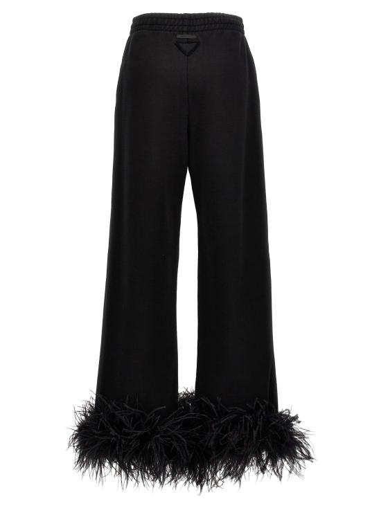  프라다 스트레이트 팬츠 132395SOOO13YGF0002 Black - PRADA