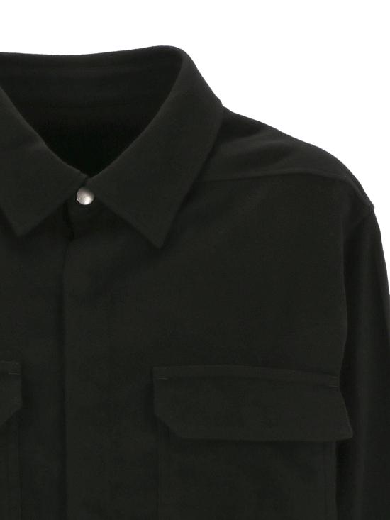 24FW 릭 오웬스 셔츠 RP02D3245 FL09 Black - RICK OWENS