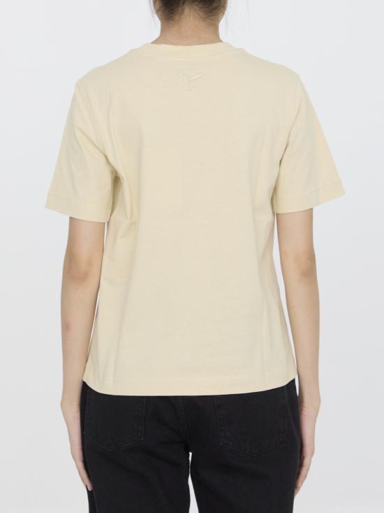 24FW 버버리 로고 코튼 티셔츠 8097925 BEIGE - BURBERRY