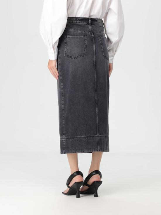 24FW 핑코 데님 스커트 103903A20U PJY Grey - PINKO