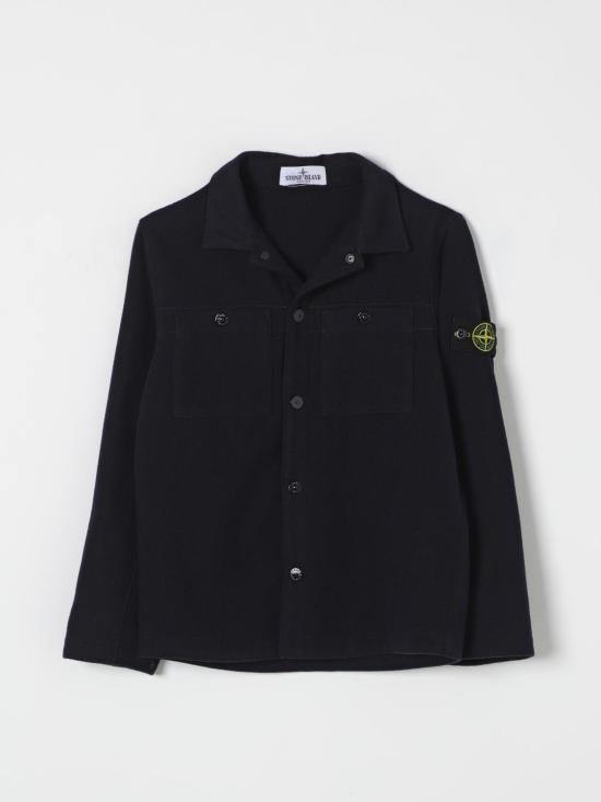 24FW [키즈] 스톤 아일랜드 캐주얼 자켓 811610504 V0020 Blue