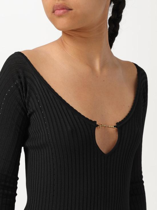 25FW 자크뮈스 숏 원피스 241KN3562358 990 Black - JACQUEMUS