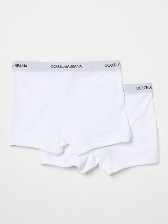26SS [키즈] 돌체앤가바나 언더웨어 L4J701ON00G W0800 White - DOLCE & GABBANA