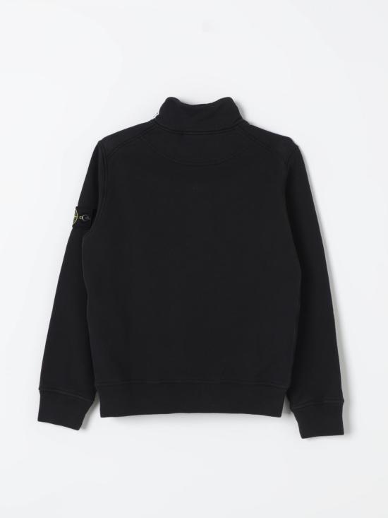 25FW [키즈] 스톤 아일랜드 풀오버 811661020 V0029 Black - STONE ISLAND