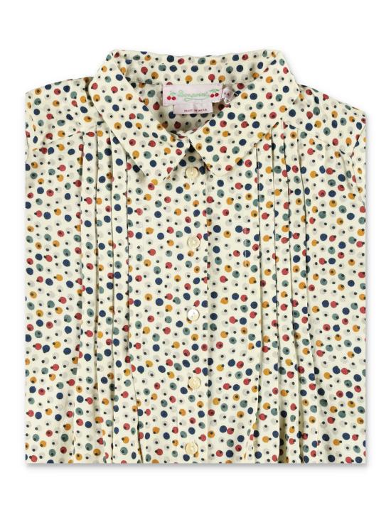 24FW [키즈] 봉쁘앙 레이스 소재 셔츠/블라우스 W04GBLW00013 733A PO BOUTON D OR - BONPOINT