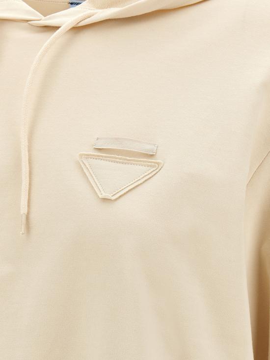  프라다 후드 티셔츠 134691SOOO14LYF0018 Beige - PRADA
