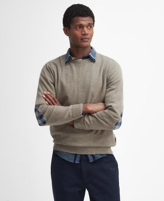  바버 스웨터 MKN1586 MKN ST51 Stone - BARBOUR