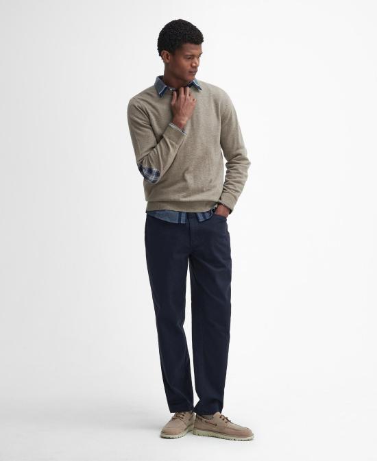  바버 스웨터 MKN1586 MKN ST51 Stone - BARBOUR