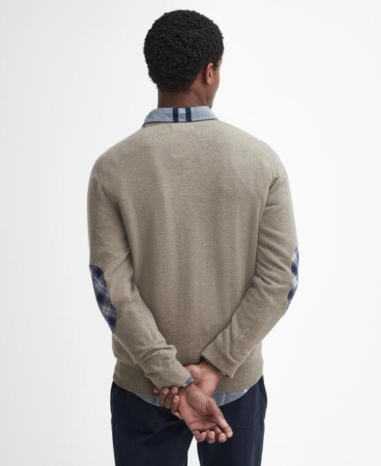  바버 스웨터 MKN1586 MKN ST51 Stone - BARBOUR