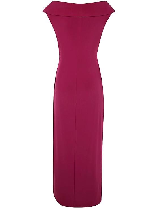 24FW 랄프 로렌 롱 원피스 253 863940 095 017 FUCHSIA BERRY - RALPH LAUREN