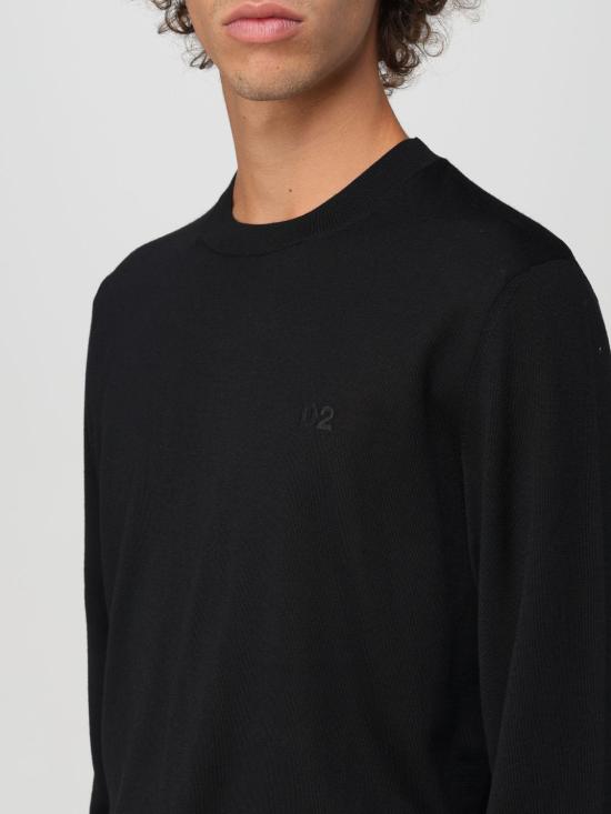 24FW 디스퀘어드2 긴팔 티셔츠 S74HA1442S18310 900 Black - DSQUARED2