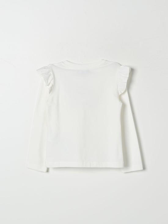 25FW [키즈] 모스키노 티셔츠 HDO00TLBA11 10063 White - MOSCHINO