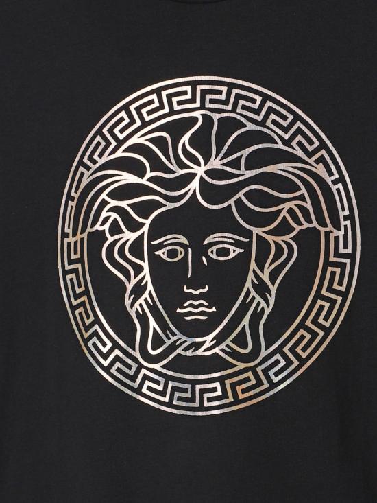 25FW [키즈] 베르사체 티셔츠 10002391A11718 2B130 Black - VERSACE