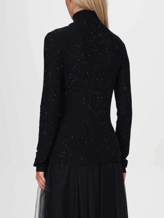 25FW 파비아나 필리피 터틀넥 MAD214F045D722 825 Black - FABIANA FILIPPI