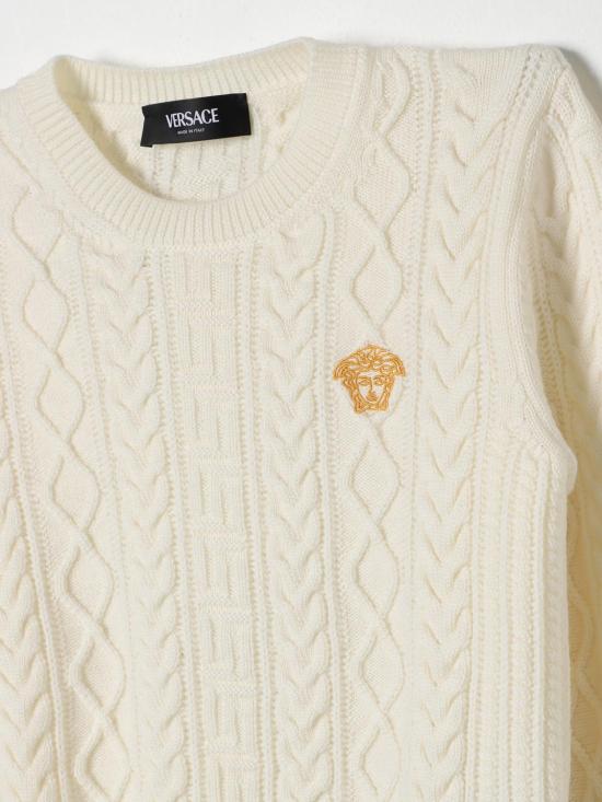 25FW [키즈] 베르사체 풀오버 10159331A11126 1W470 White - VERSACE