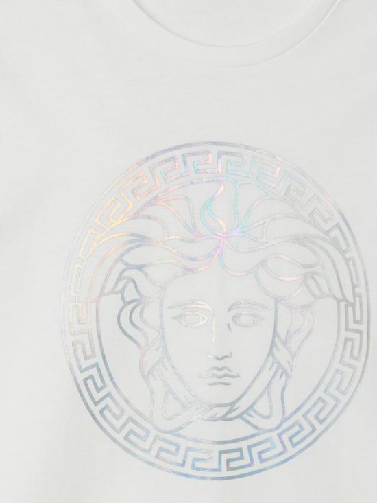 25FW [키즈] 베르사체 티셔츠 10002391A11718 2W270 White - VERSACE
